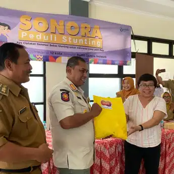 Sonora Peduli Stunting 2023, Kunjungan CSR di Kecamatan Lakarsantri Surabaya