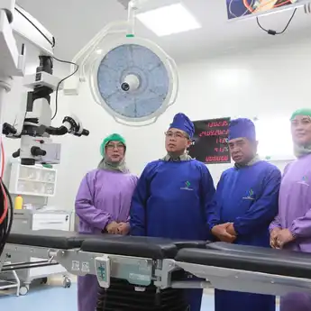 Harjad Ke-497 Banjarmasin, Instalasi Bedah Sentral RSUD Sultan Suriansyah Hadir