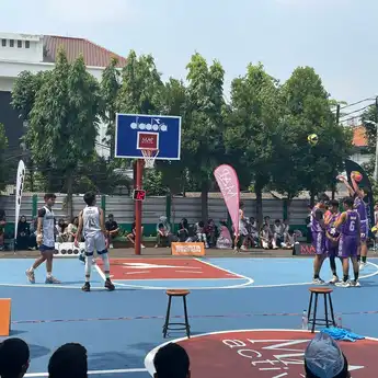 Peresmian Basketball Court Revamp, 4 Tim Basket  Bertanding di SMP Negeri 255
