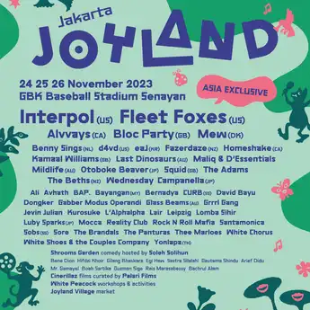 Joyland Festival Jakarta Akan Dimeriahkan oleh Penampilan D4vd, EAJ, dan Banyak Lagi