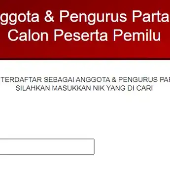 Cara Cek Nama di Sipol Pemilu 2024, Siapkan NIK Dulu