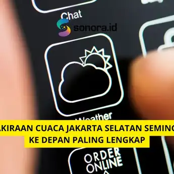Prakiraan Cuaca Jakarta Selatan Seminggu ke Depan Paling Lengkap