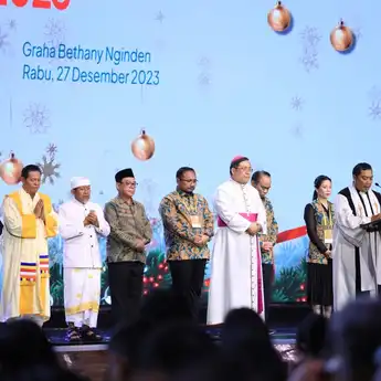 Hadiri Perayaan Natal Nasional 2023, Presiden Jokowi Tegaskan Penting Toleransi