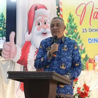 Disdikbud Bengkayang Gelar Acara Silaturahmi Natal dan Tahun Baru