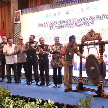 Upayakan Sumsel Terus Lebih Baik, Forkopimda Gelar Rakor