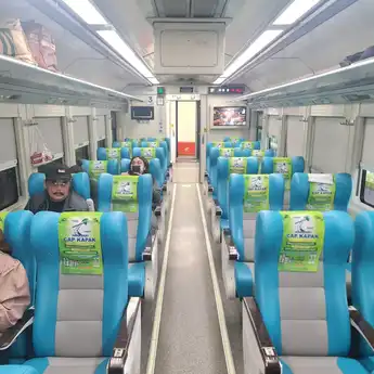 Sepekan KA Papandayan dan KA Pangandaran Angkut 3.320 Penumpang dari Stasiun Gambir dan Bekasi