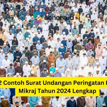 2 Contoh Surat Undangan Peringatan Isra Mikraj Tahun 2024 Lengkap