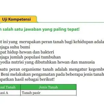 Kunci Jawaban IPA Kelas 9 Halaman 196 Semester 2 Pilihan Ganda