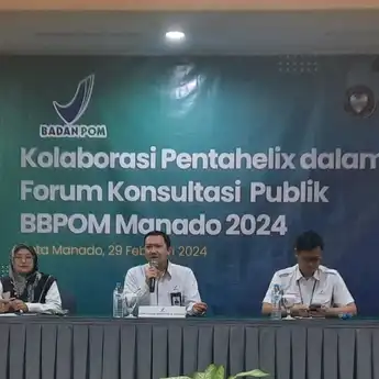 Tingkatkan Kualitas Pelayanan Publik BBPOM Manado Kolaborasi Panthelix dalam Forum Konsultasi Publik