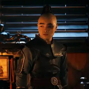 Karakter aktor Indonesia Dallas Liu yang memerankan Zuko dalam serial televisi 'Avatar: The Last Airbender'