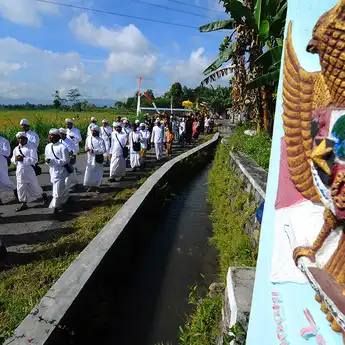 Menyambut Hari Raya Nyepi, Umat Hindu di Klaten Gelar Upacara Melasti