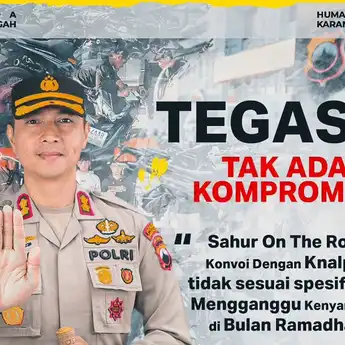 Dijadikan Kedok Konvoi, Polres Karanganyar Larang Sahur On The Road