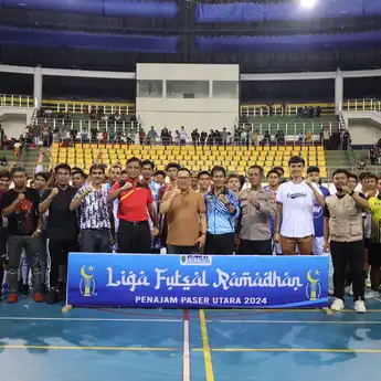 Pj Bupati PPU Buka Turnamen Liga Futsal Ramadan Cup 2024