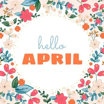 35 Gambar Selamat Datang April 2024: Indah, Menarik, dan Simple