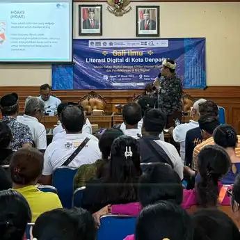 Sikapi Hiruk-Pikuk Dunia Digital, Masyarakat dan Komunitas di Denpasar Ikuti Kegiatan Gali Ilmu Literasi Digital