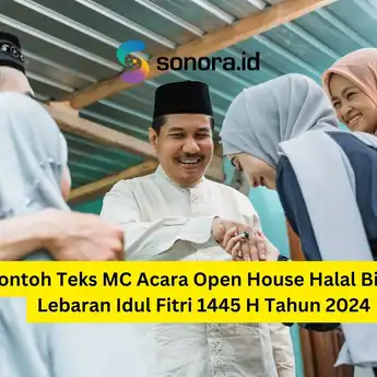 Contoh Teks MC Acara Open House Halal Bihalal Lebaran Idul Fitri 1445 H Tahun 2024
