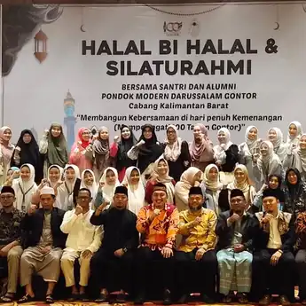 Alumni Pondok Modern Gontor Kalbar Gelar Halal Bi Halal Di Qubu Resort