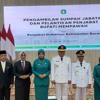 Pesan Pj Gubernur Kalbar Kepada Pj Bupati Mempawah Yang Baru Dilantik