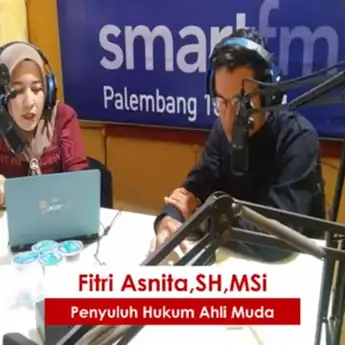 Kanwil Kementrian Hukum dan Ham Sumsel Sosialisasi Merek di Smart FM