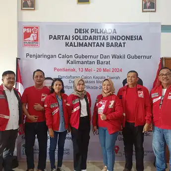 PSI Launching Desk Pilkada Penjaringan Calon Gubernur dan Wakil Gubernur Kalbar