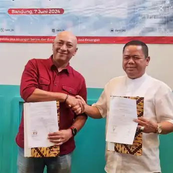 Perbankan Dukung Fasilitas Kredit Kepemilikan Tempat Berjualan Pedagang Pasar Sehat Banjaran Bandung