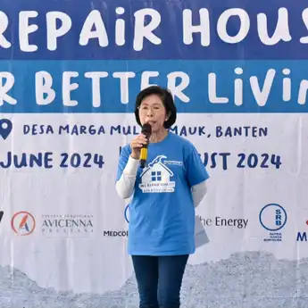 Tebar Semangat Berbagi, Pekerja MedcoEnergi Kembali Bangun Rumah Layak Huni di Mauk