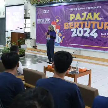 Pajak DIY Selenggarakan Pajak Bertutur di SMA Teladan Yogyakarta