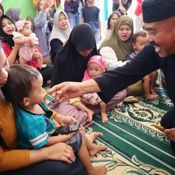 Bupati Kukar Minta Kader Berinovasi pada Acara Peresmian Posyandu Ketangi Dusun Pelita Margahayu