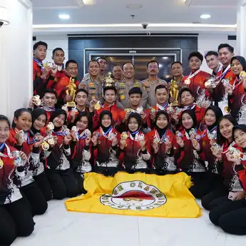 Tim Taekwondo Garuda Bhayangkara Presisi Polri Raih 6 Emas di Thailand Heroes Taekwondo International Championship