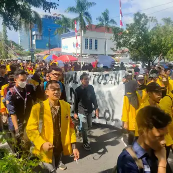 Unjuk Rasa Mahasiswa, Gedung DPRD Kalsel Dijaga Ketat Aparat