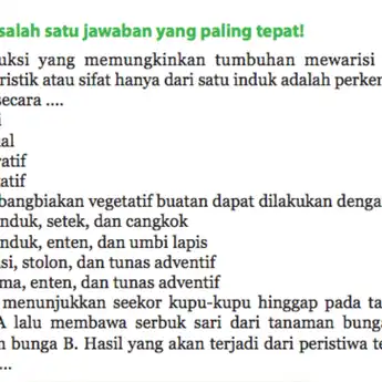 Kunci Jawaban IPA Kelas 9 Halaman 112-115, Mengerjakan Uji Kompetensi