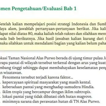 Soal dan Kunci Jawaban Geografi Kelas 11 Halaman 57 Kurikulum Merdeka