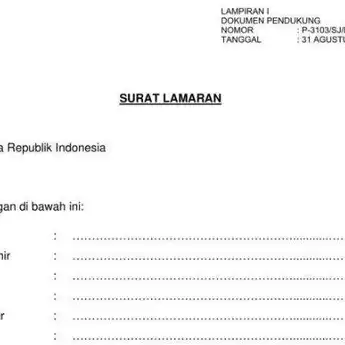 Link Download Surat Lamaran CPNS Kemenag 2024 dan Surat Pernyataannya