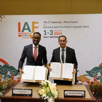 Tiga Kesepakatan Kesehatan & Farmasi Ditandatangani Bio Farma Di Indonesia-Africa Parliamentary Forum (IAF) 2024