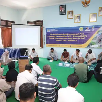 Sosialisasi Pemasangan Pipa PAM Bandarmasih Berakhir, Penutup di Kelurahan Antasan Besar