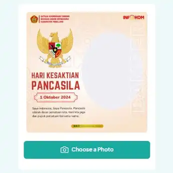 20 Twibbon Hari Kesaktian Pancasila 2024, Gratis dan Mudah Digunakan