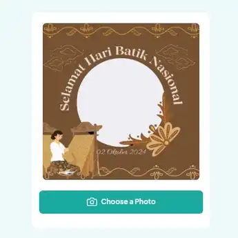 30 Twibbon Hari Batik Nasional 2024, Diperingati pada 2 Oktober