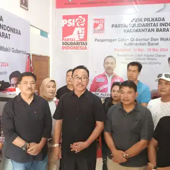 Alexius Menyayangkan Pemberhentian Secara Mendadak DPW PSI Kalbar
