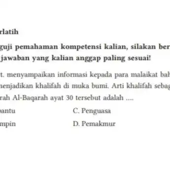 Kunci Jawaban PAI Kelas 9 Halaman 53-57 Kurikulum Merdeka: Uji Kompetensi 2