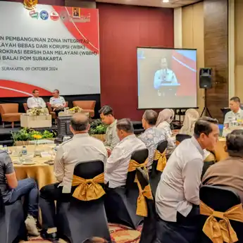 Menuju WBK dan WBBM, Balai POM Surakarta Wujudkan Zona Integritas