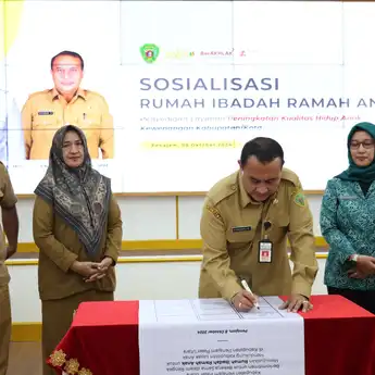 Wujudkan Layanan Peningkatan Kualitas Hidup Anak DP3AP2K Sosialisasi RIRA