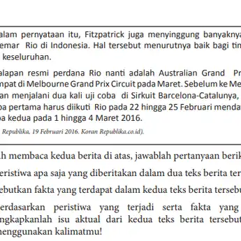 Soal dan Kunci Jawaban Bahasa Indonesia Kelas 12 Halaman 96 untuk Belajar
