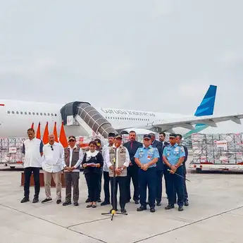 Garuda Indonesia Kembali Kirimkan Bantuan Kemanusiaan Sebanyak 28 Ton
