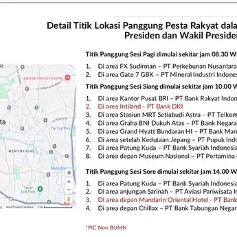 Pelantikan Prabowo-Gibran, Ini 7 Lokasi Panggung Pesta Rakyat dan Artisnya
