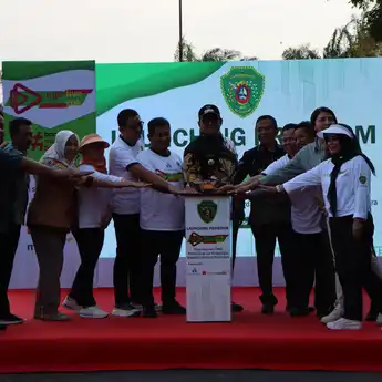 Pj Bupati PPU Muhammad Zainal Arifin Launching Studio Live Streaming