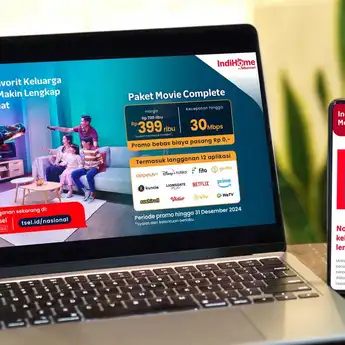 IndiHome Paket Movie Terbaru Makin Lengkap dan Hemat, Streaming mulai Rp309 Ribu