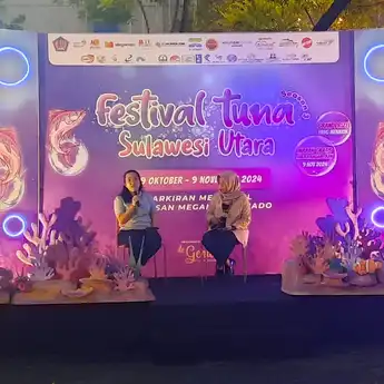 Dorong Perekonomian Daerah 33 Tenant UMKM Ramaikan Festival Tuna Sulut 2024