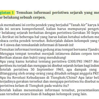 Kunci Jawaban Bahasa Indonesia Kelas 11 Halaman 75 Kurikulum Merdeka