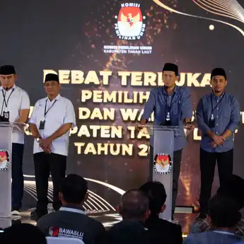 Debat Terbuka Pilbup Tanah Laut, Bambang-Ikhwan Dinilai Kuasai Masalah