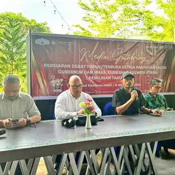 KPU Sulut Gelar Media Gathering Debat Pamungkas Paslon Gubernur dan Wagub Sulut 2024, Awaluddin: Sosialisasi Ide dan Gagasan Menjadi Penting Bagi Pemilih